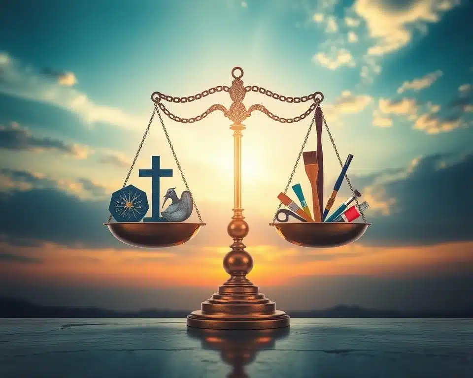 Faith and works balance