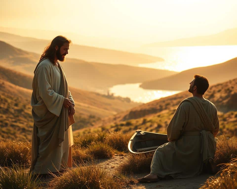 Peter’s calling by Jesus
