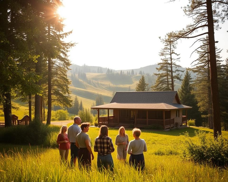 Group retreats for couples and families