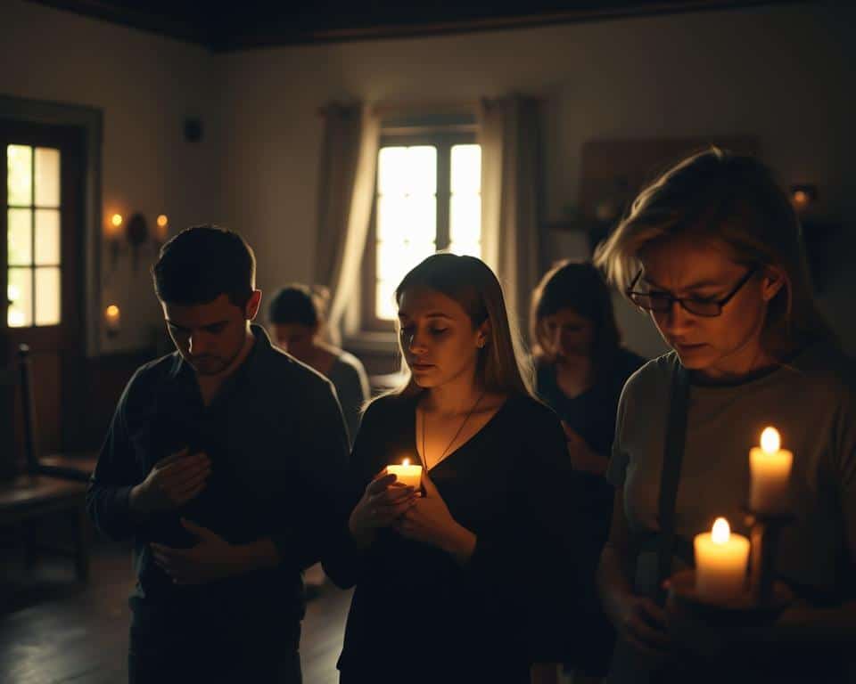 core group praying together