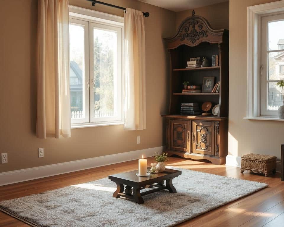 peaceful prayer space at home