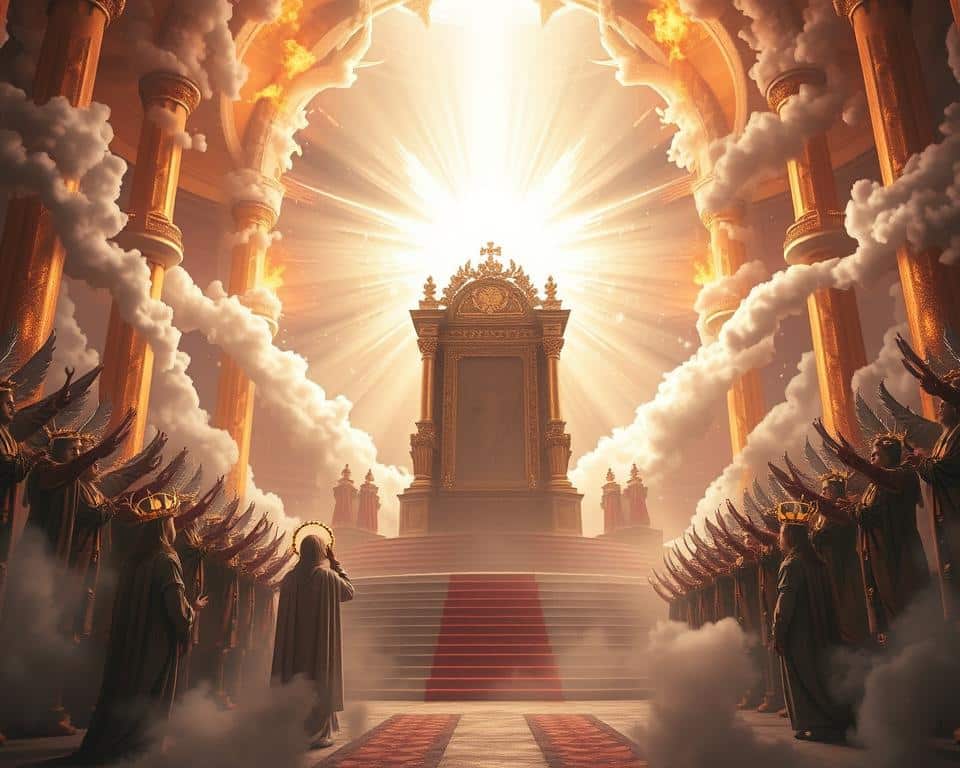 throne room in Revelation